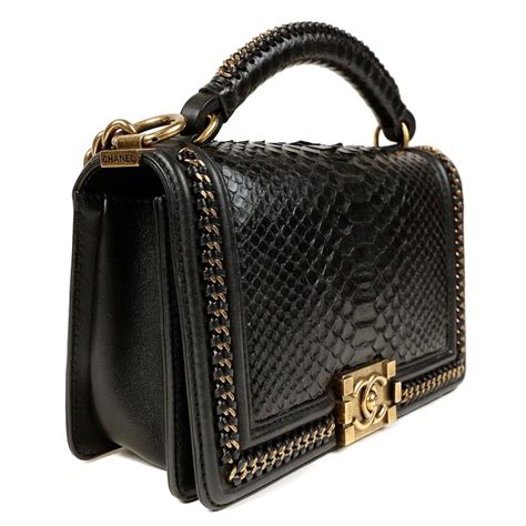 chanel boy python 2015|python chanel handbags for women.